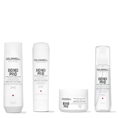 Goldwell Dualsenses Bond Pro Set - Shampoo 250ml + Conditioner 200ml - Shampoo & Spülung Set für gepflegtes Haar, enthält pflegendes Shampoo und Conditioner für geschmeidige Ergebnisse.