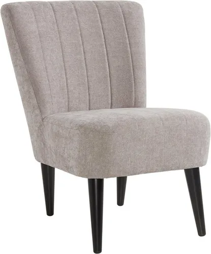 OTTO home Cocktailsessel Jan, mit Wellenunterfederung, Massivholzfüße