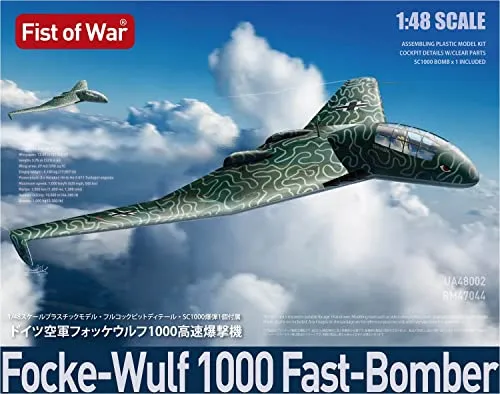 Rocket Models 47044 1/48 - Fockke Wolf 1000 Fist of War High Speed Kunststoff Bomber