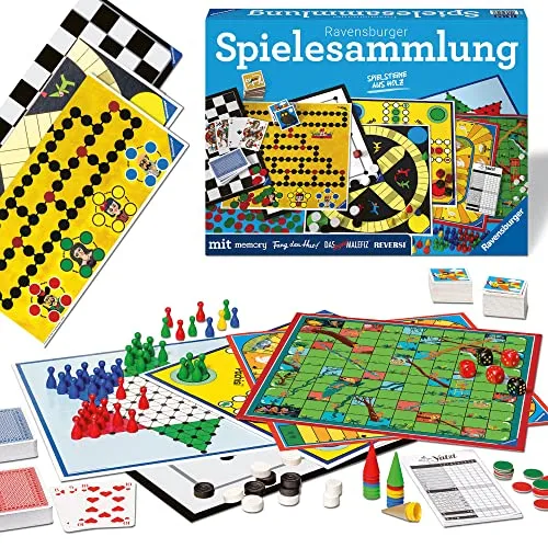 Ravensburger Spielesammlung - Über 100 beliebte Familienspiele für unvergessliche Spielabende für Jung und Alt