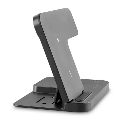 X4-LIFE Qi-Ladestation drahtloses Laden für Smartphones, Kopfhörer & Apple Watch Power-Hub