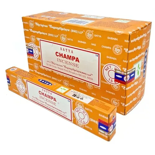 Satya Räucherstäbchen x LAVISA, Meditation, Aromatherapie, Duft (Champa)
