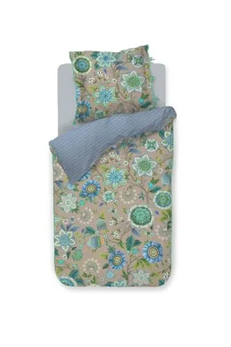 Pip Studio Bettbezugsset Viva La Vida Blau 135x200cm in blau von Pip Studio