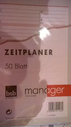 BSB Zeitplaner Manager Adressen 02-0052 Telefonregistereinlage A5