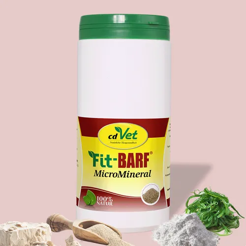 Fit-BARF MicroMineral 5kg für Hunde & Katzen - Haut- & Fellpflege für Hunde & Katzen, natürliches Mineralergänzungsfuttermittel mit hoher Bioverfügbarkeit für optimale Vitalität und Gesundheit.