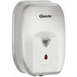 Bartscher Seifenspender Infrarot-Sensor S1 - Hygienischer Seifenspender mit berührungsloser Infrarot-Dosierung, ideal für öffentliche Bereiche. Nachfüllbar und mit Sichtfenster für einfachen Füllstand. Perfekt für eine wirtschaftliche Nutzung.