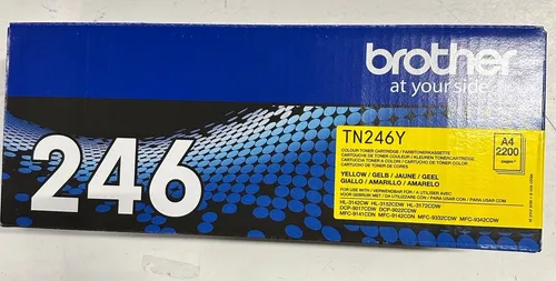 Brother Toner TN-246Y gelb - Original-Toner für bis zu 2.200 Seiten, ideal für hochwertige Druckergebnisse in Büros