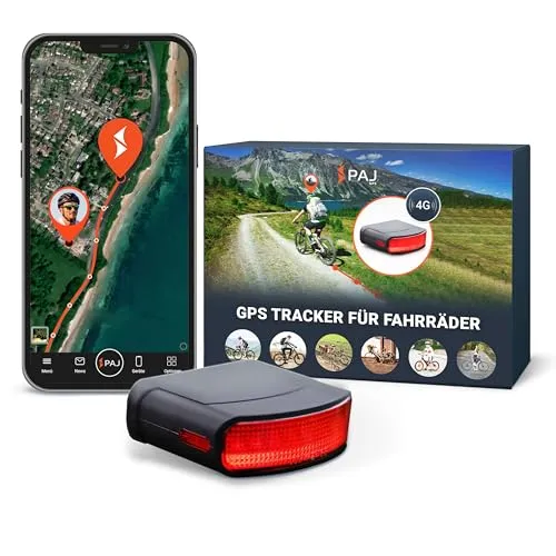 4G GPS Tracker Fahrradrücklicht mit Premium Abo – Sturz-Alarm und Echtzeitortung