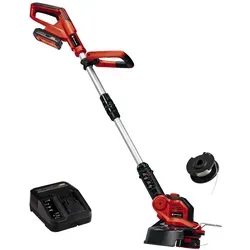 Einhell Power X-Change Akku-Rasentrimmer GE-CT 18/28 Li mit 18 V Akku - Akku-Trimmer für mühelose Gartenpflege, 180° drehbarer Motorkopf und stufenlos verstellbarer Handgriff für optimalen Komfort und Flexibilität.