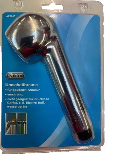 Cornat Umschaltbrause 1/2 Zoll AG - Chrom -