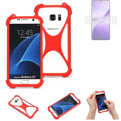 Bumper für Vivo V50 Lite 5G Silikon Hülle Softcase Schutz Hülle Schutzring ro