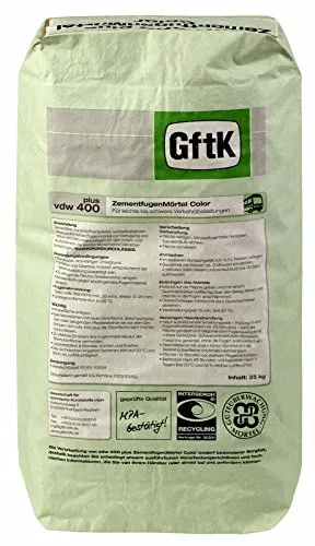 vdw 400 plus Zementfugenmörtel Color, 25 kg (Grau)