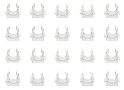  Rohrklemme Rohrschelle 0,16 EUR/Stk) Rohrclip 25 - 26 mm (20 Stück