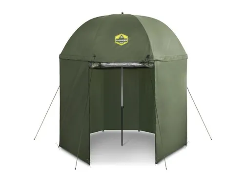 DELPHIN Thunder FullWall Angler Schirmzelt, 200x250x215cm, grün