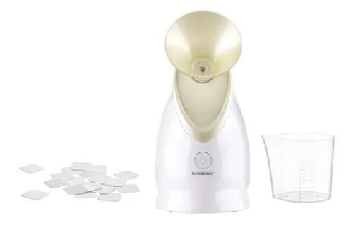 SILVERCREST® PERSONAL CARE Nano-Ionen-Gesichtssauna SNIG 280 A1 - Gesichtspflegegerät für alle Hauttypen, höhenverstellbar für individuellen Komfort und optimale Dampfanwendung.