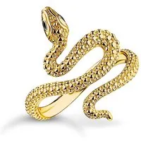 Thomas Sabo Vergoldeter Schlangen-Ring Tempting Romance in gold von THOMAS SABO
