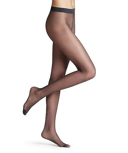 FALKE Damen Strumpfhose Pure Matt 20 DEN W Ti transparent einfarbig 1 Stück, Grau Graphite 3146, S