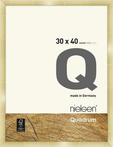Nielsen Holzrahmen Quadrum 30x40cm in Gold