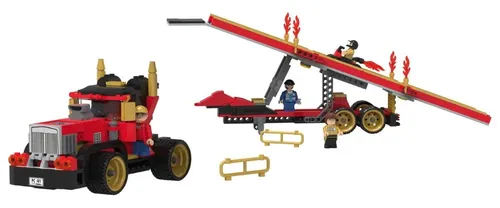 lupilu Stunt Truck Clippys Set Klemmbausteine Stuntrampe Mini Buggy 481-teilig