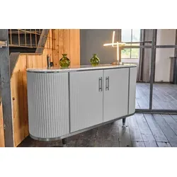 KAWOLA TV-Board MARIA: Retro-Design mit Marmorplatte von KAWOLA