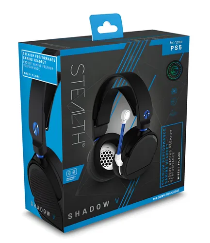GW8201 PS5 Headset Shadow V black STEALTH PS5 Neu & OVP