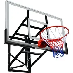 MASTER Basketball-Backboard-Set 140x80 cm mit Ring und Netz