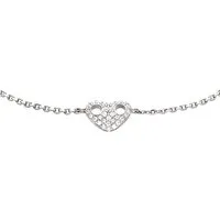 Emporio Armani Armband Silber 925 SENTIMENTAL Herz mit Zirkonia - Elegantes Armband aus hochwertigem Sterlingsilber mit herzförmigem Anhänger und funkelnden Zirkoniasteinen. Perfekt für besondere Anlässe oder als stilvolles Geschenk.
