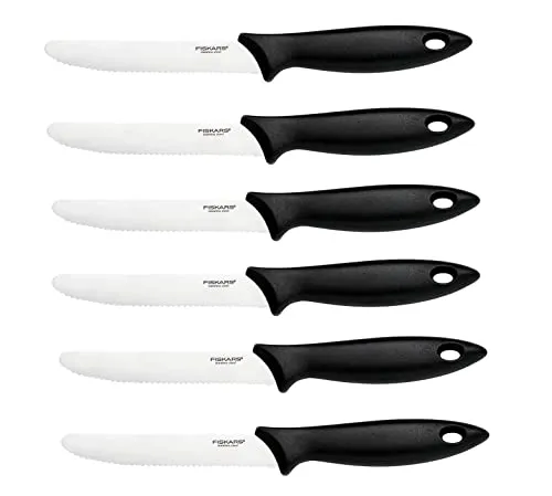 Fiskars Tafelmesser Set in schwarz von Fiskars