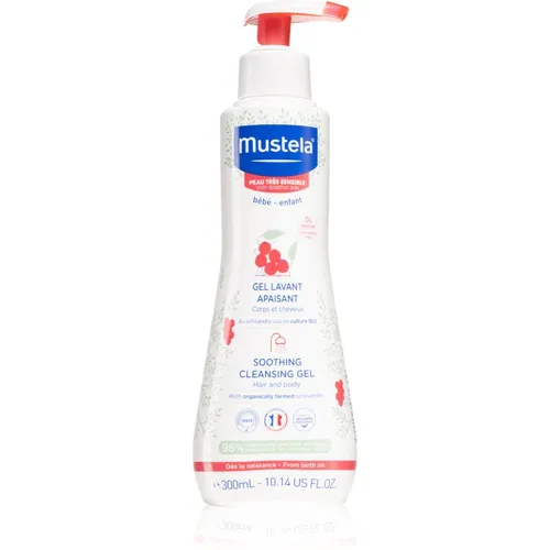 Mustela Bébé beruhigendes Reinigungsgel für Kinder ab der Geburt 300 ml