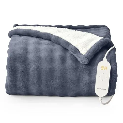 BWARM HOME Heizdecke 130x180 cm mit Abschaltautomatik
