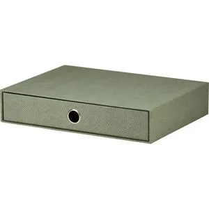 Rössler-Papier Schubladenbox 1524452670, S.O.H.O., A4 quer, 1 Fach, Pappe, geschlossen, sage
