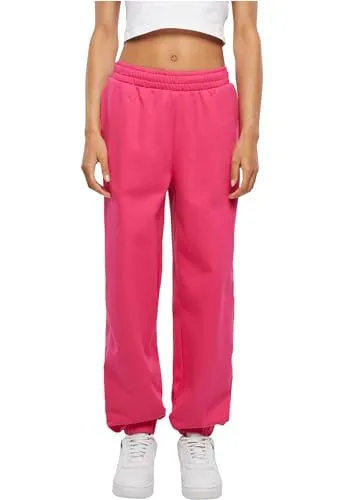 Urban Classics Damen Jogginghose Ladies Organic High Waist Ballon Sweat Pants hibiskuspink XS