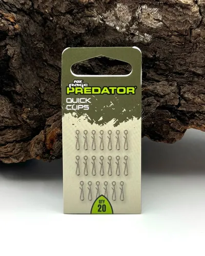 Fox Rage Predator Quick Clips Large 20 Stück Kwik Change Schnellwechsel Snap DA