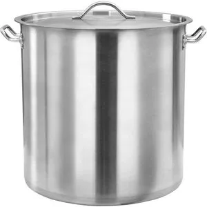 vidaXL Suppentopf 50 L aus Edelstahl - Robuster 50 L Suppentopf aus hochwertigem Edelstahl, perfekt für Profiküchen und Heimgebrauch – ideal für Suppen, Eintöpfe und Saucen. Geeignet für Induktions- und Gasherde, mit praktischen Griffen für sicheres Handling.