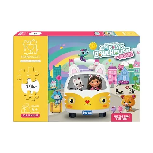 Gabby's Dollhouse Kinderpuzzle – 194 Teile für die ganze Familie