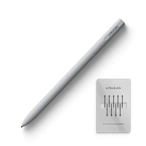 reMarkable Marker – Der offizielle reMarkable 2 Stift | 9 Ersatzspitzen aus Filz | Neigungsempfindlichkeit und 4096 Grade der Druckempfindlichkeit