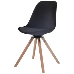 CLP Esszimmerstuhl Troyes Samt Rund - Drehbar und modern - Stühle - Esszimmerstuhl Troyes aus Samt mit drehbarem 4-Fuß Gestell, vereint stilvolles Design und hohen Sitzkomfort.