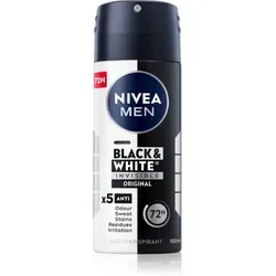 Nivea Men Invisible Black & White Antitranspirant-Spray für Herren 100 ml