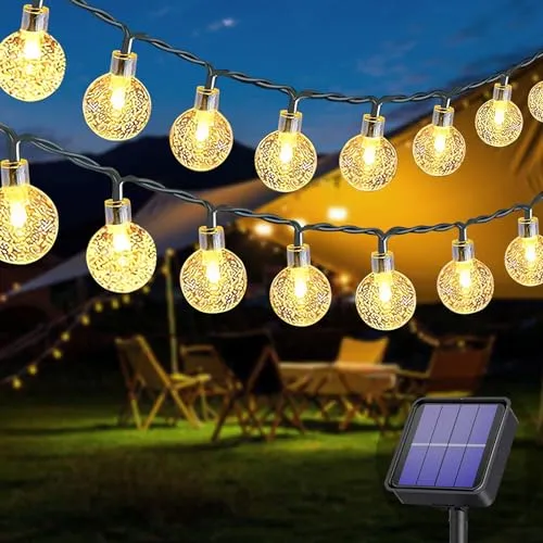 Solar Lichterkette 50LED, 23ft mit 8 Modi