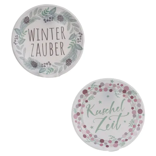 Taschenwärmer Winterzauber (2er Set) - Wichtelgeschenk, Handwärmer, Winter