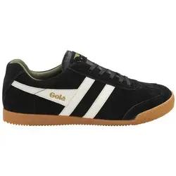 Gola Harrier Suede Sneaker schwarz 44 EU - Stylische Sneaker aus hochwertigem Wildleder in Größe 44, ideal für sportliche Outfits. Mit Gola Logo-Print und profiliertem Gummi-Laufsohlenmaterial für optimalen Halt.