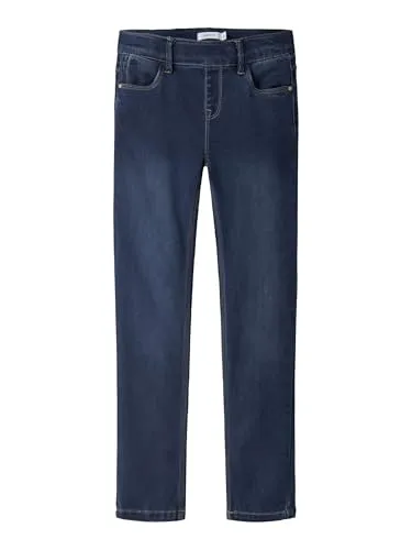 NAME IT Girl Jeans Skinny Fit Sweat - Funktionsjacken: Stylische Skinny Fit Jeans mit einzigartigen Abnutzungserscheinungen und bequemer Materialmischung für optimalen Tragekomfort.