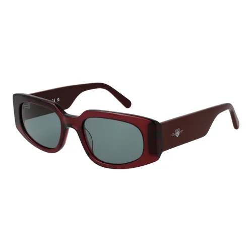 Gant Sonnenbrille GA00001 5366N - Hochwertige Sonnenbrille für Herren in Burgunder mit grünem Glas, 100% UV-Schutz und stylischem Vollrand-Design – ideal für modebewusste Männer.