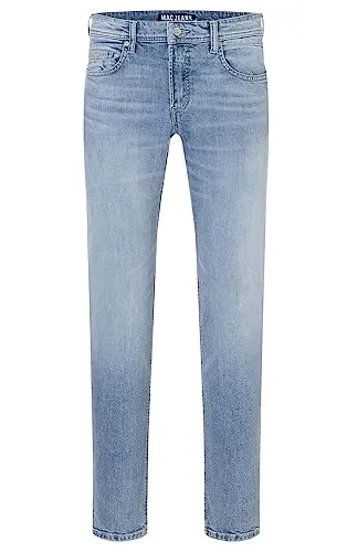 MAC Regular-fit-Jeans Ben blau 35 - Bequeme Regular-fit-Jeans aus Denim, ideal für lässige Outfits, mit 99% Baumwolle für hohen Tragekomfort und praktischem Coinpocket.