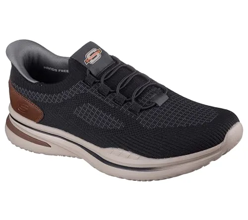 Skechers Norlan Alonso Slip-On Schwarz BLK EU 45 - Bequeme Slip-ins für mühelosen Einstieg, entspannte Passform und gepolsterte Innensohle. Ideal für Alltag und Freizeit – der perfekte Begleiter für stilvolle Bewegungsfreiheit.