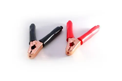 Batterieklemmen Krokoklemmen Krokodilklemme Klemme Batterie KFZ rot schwarz 200A