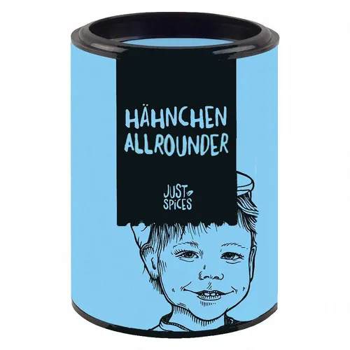 Just Spices Hähnchen Allrounder I Mariniere Geflügel, Brathähnchen, Wings und vieles mehr I Gewürzdose, 79 g