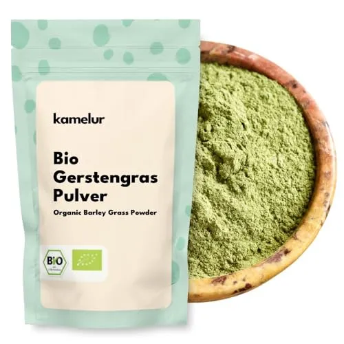Kamelur BIO Gerstengras Pulver ohne Zusätze