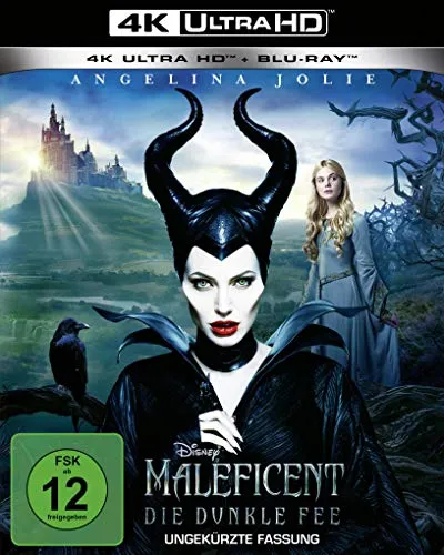 Maleficent - Die Dunkle Fee 4K,1 UHD-Blu-ray: Ungekürzte Fassung. Prädikat besonders wertvoll der FBW Filmbewertungsstelle Wiesbaden.USA