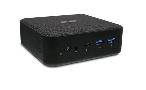 Acer Revo Box RB102-RPL Barebone Mini-PC - Kompakter Barebone Mini-PC mit Intel Core i5, 16 GB RAM und 512 GB SSD. Ideal für effizientes Arbeiten und modernes Multitasking mit Wi-Fi 6 und Bluetooth.